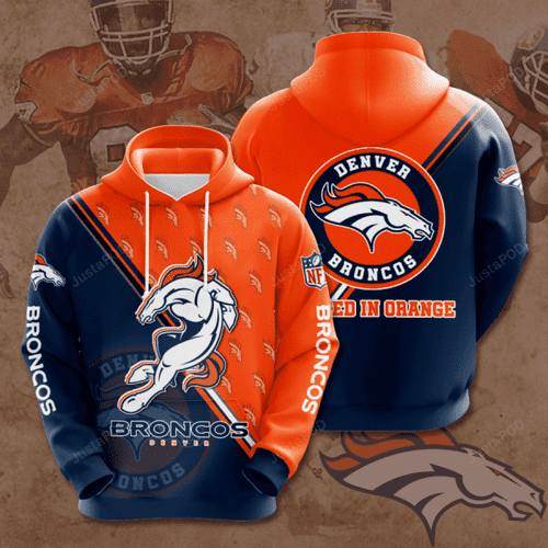 NFL Denver Broncos NFL 3D All Over Print Hoodie & Zip Hoodie
