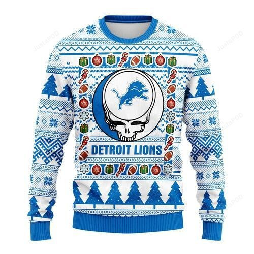 Nfl Detroit Lions Ugly Christmas Sweater, Perfect Holiday Gift
