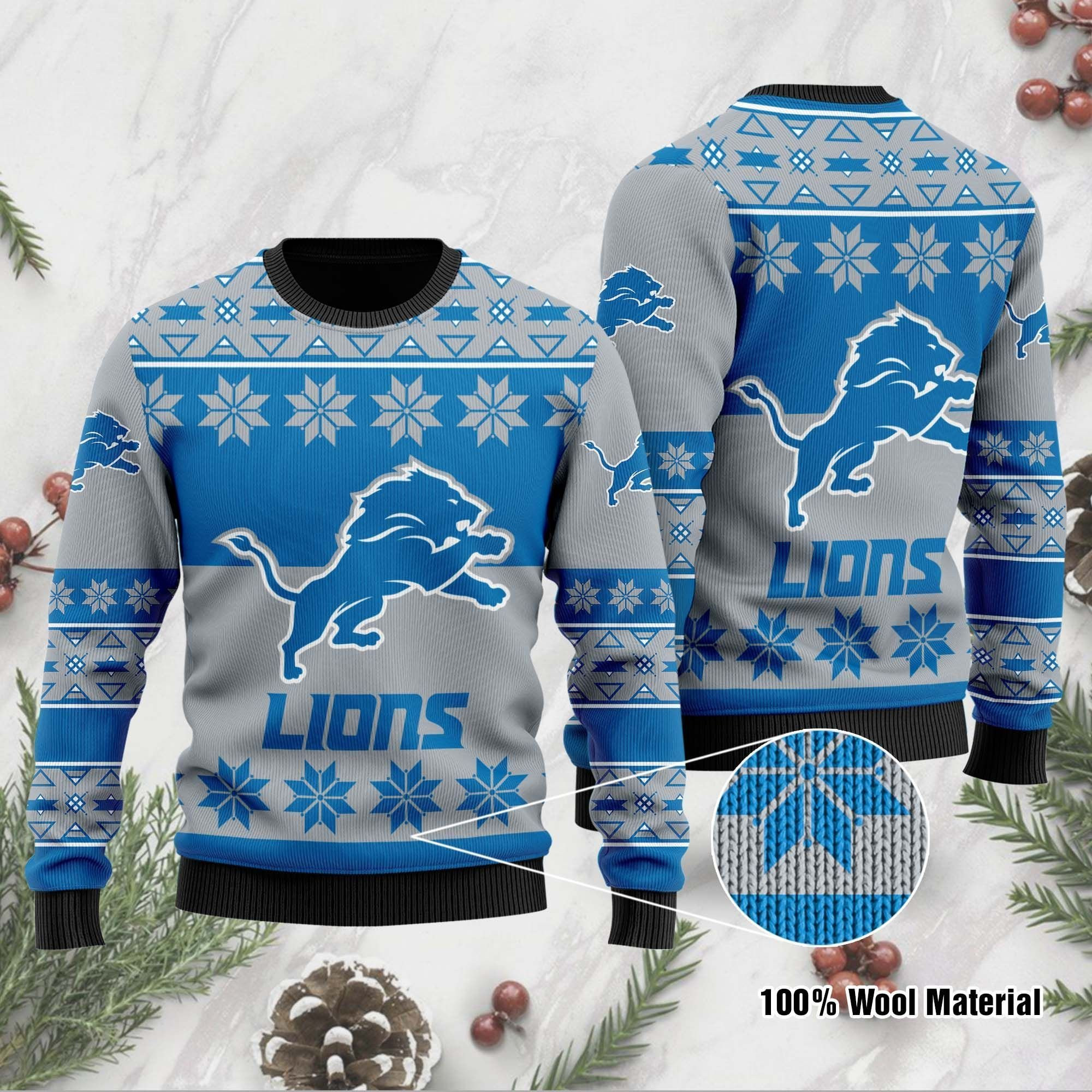 Nfl Dl Ugly Christmas Sweater, Perfect Holiday Gift