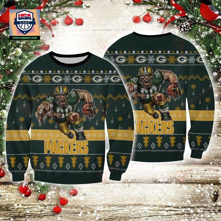 Nfl Green Bay Packers Player Rushing Sweater And Ugly Sweater