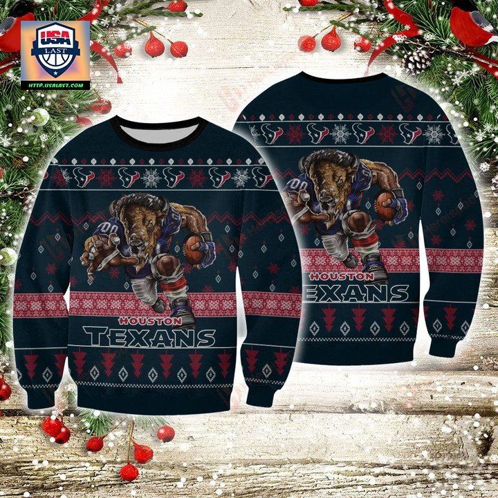 Nfl Houston Texans Player Rushing Sweater And Ugly Sweater