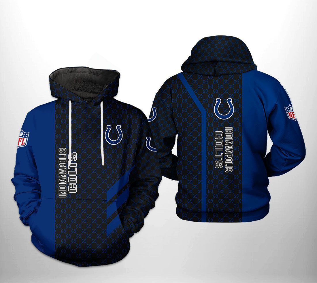 NFL Indianapolis Colts NFL 3D All Over Print Hoodie & Zip Hoodie