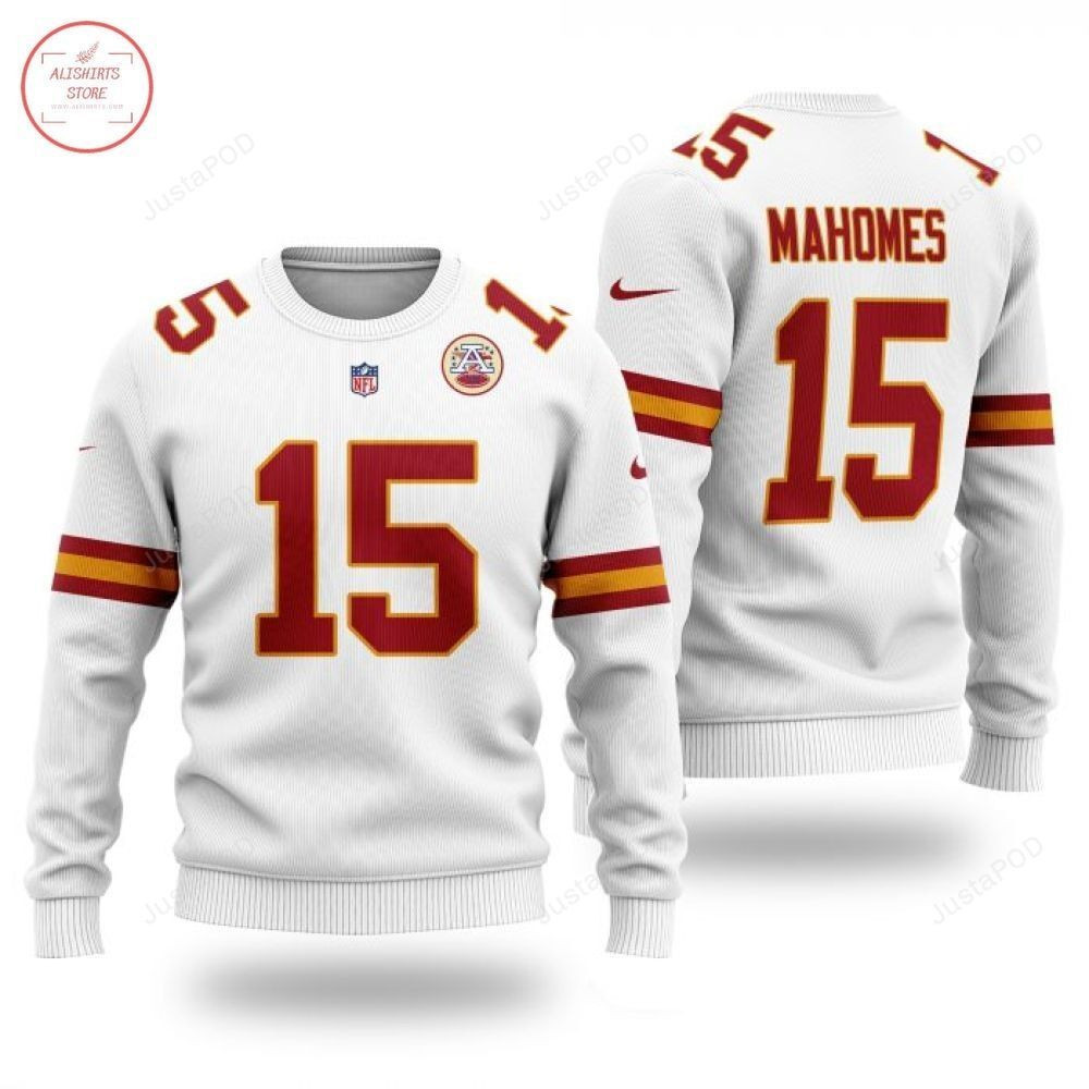 Nfl Kansas City Chiefs Mahomes Ugly Christmas Sweater, Perfect Holiday Gift