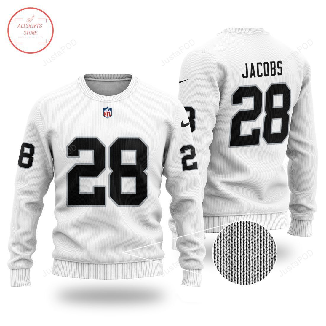 Nfl Las Vegas Raiders Ugly Christmas Sweater, Perfect Holiday Gift