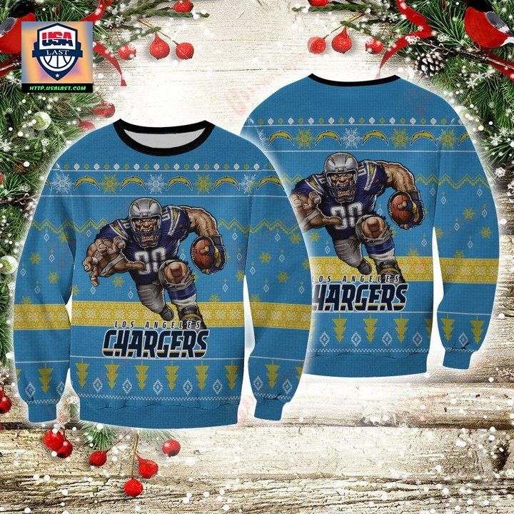 Nfl Los Angeles Chargers Player Rushing Sweater And Ugly Sweater