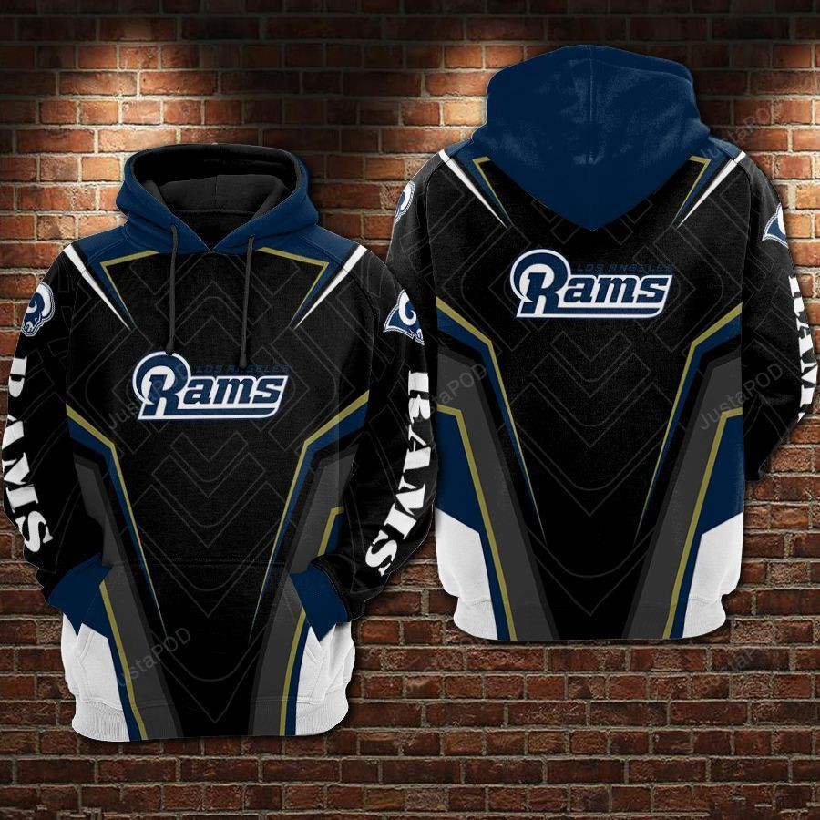 NFL Los Angeles Rams Nfl Football 3D All Over Print Hoodie & Zip Hoodie