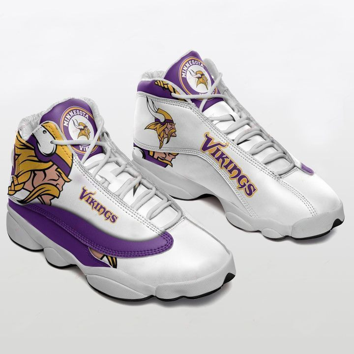 NFL Minnesota Vikings Football Nfl Football Team Jd13 Sneaker Shoes