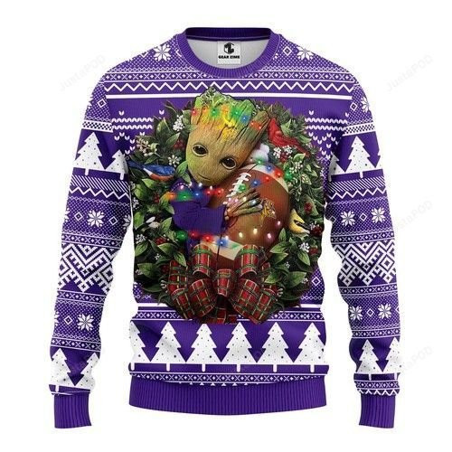 Nfl Minnesota Vikings Groot Hug Ugly Christmas Sweater,