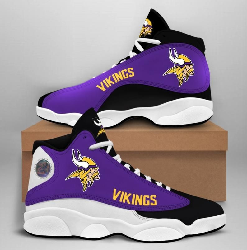 NFL Minnesota Vikings Nfl Football Team Jd13 Sneaker Shoes
