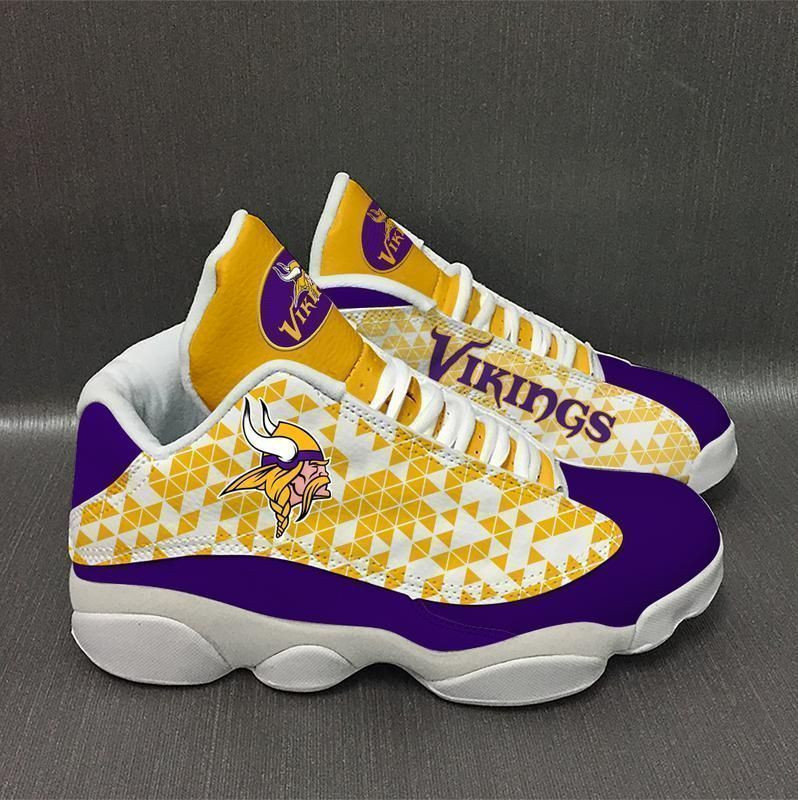 NFL Minnesota Vikings Nfl Football Teams Jd13 Sneaker Shoes