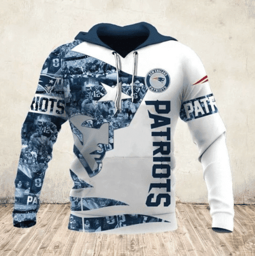 NFL New England Patriots NFL 3D All Over Print Hoodie & Zip Hoodie
