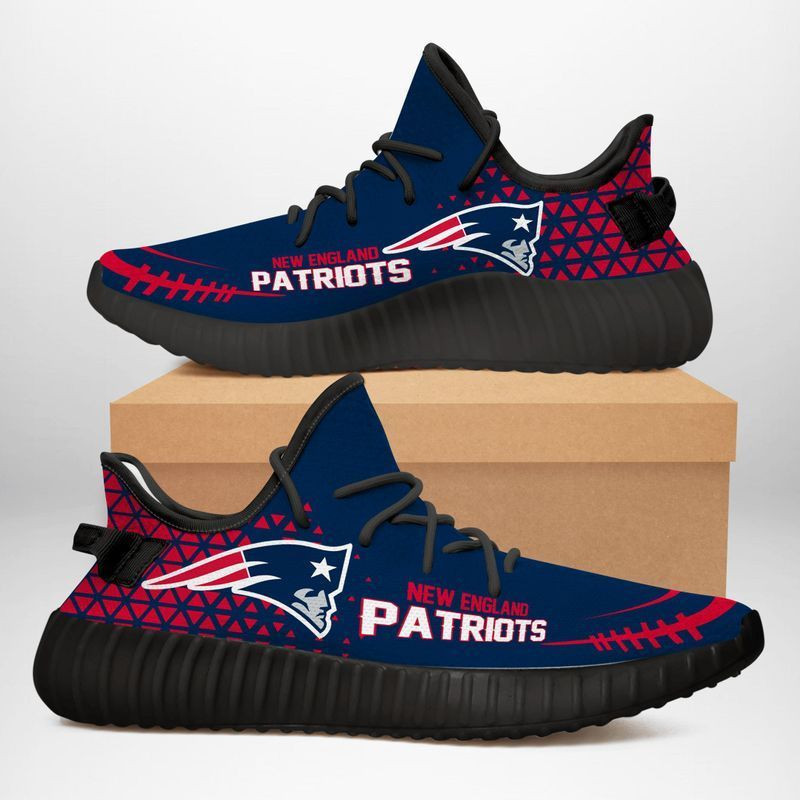 NFL New England Patriots NFL Black NCAA Shoes Sneakers