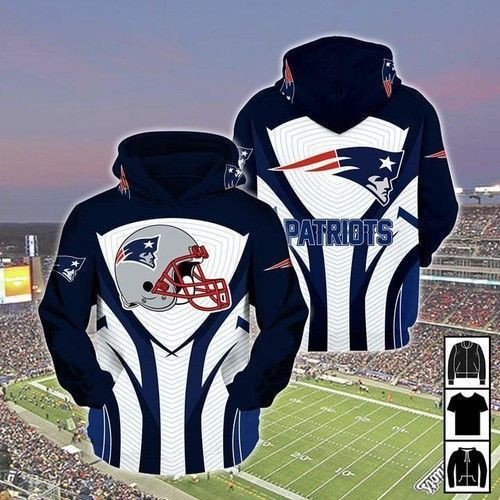 NFL New England Patriots Nfl Fan 3D All Over Print Hoodie & Zip Hoodie