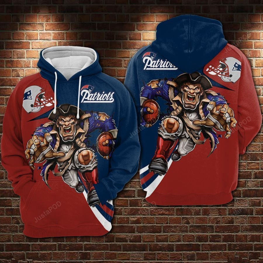 NFL New England Patriots Nfl Football 3D All Over Print Hoodie & Zip Hoodie