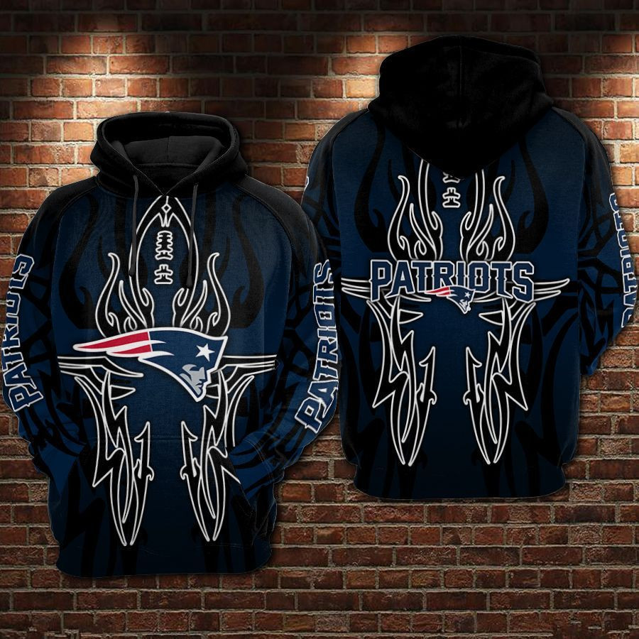 NFL New England Patriots Nfl Football 3D All Over Print Hoodie & Zip Hoodie