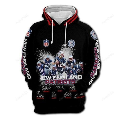 NFL New England Patriots Nfl Football Lengend Anniversary 3D All Over Print Hoodie & Zip Hoodie