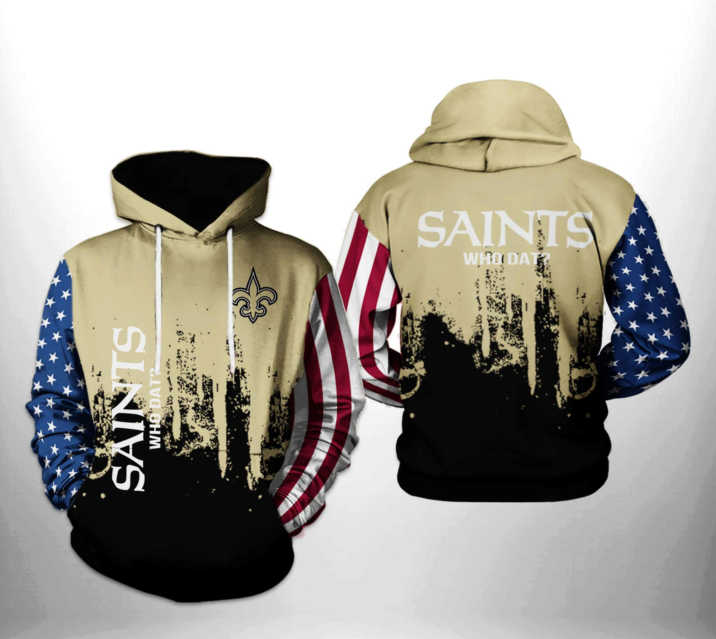 NFL New Orleans Saints NFL Team US 3D All Over Print Hoodie & Zip Hoodie