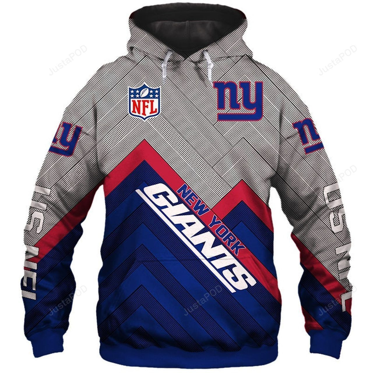 NFL New York Giants NFL 3D All Over Print Hoodie & Zip Hoodie