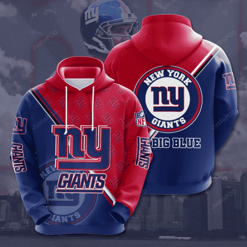 NFL New York Giants NFL 3D All Over Print Hoodie & Zip Hoodie