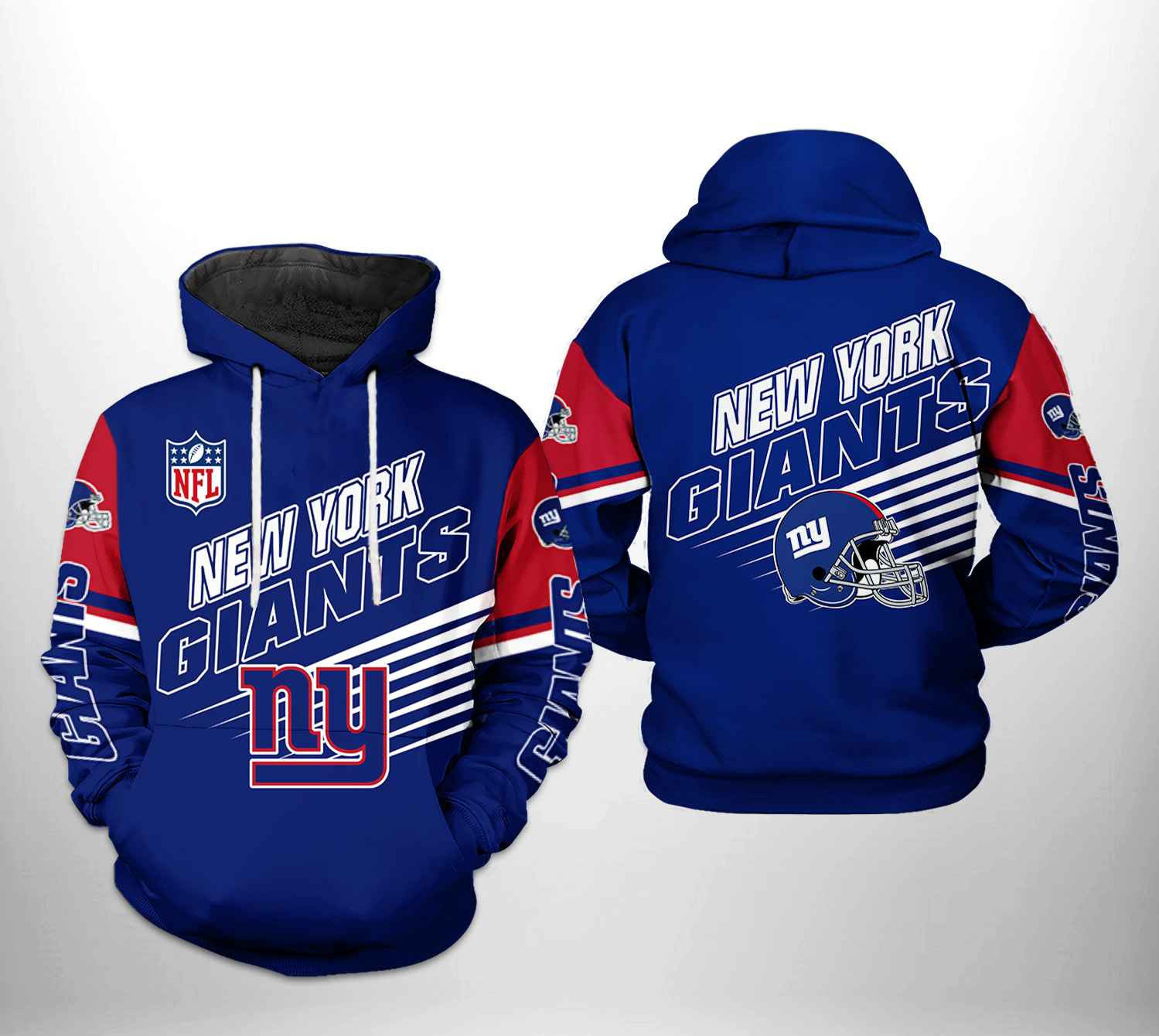 NFL New York Giants NFL Team 3D All Over Print Hoodie & Zip Hoodie