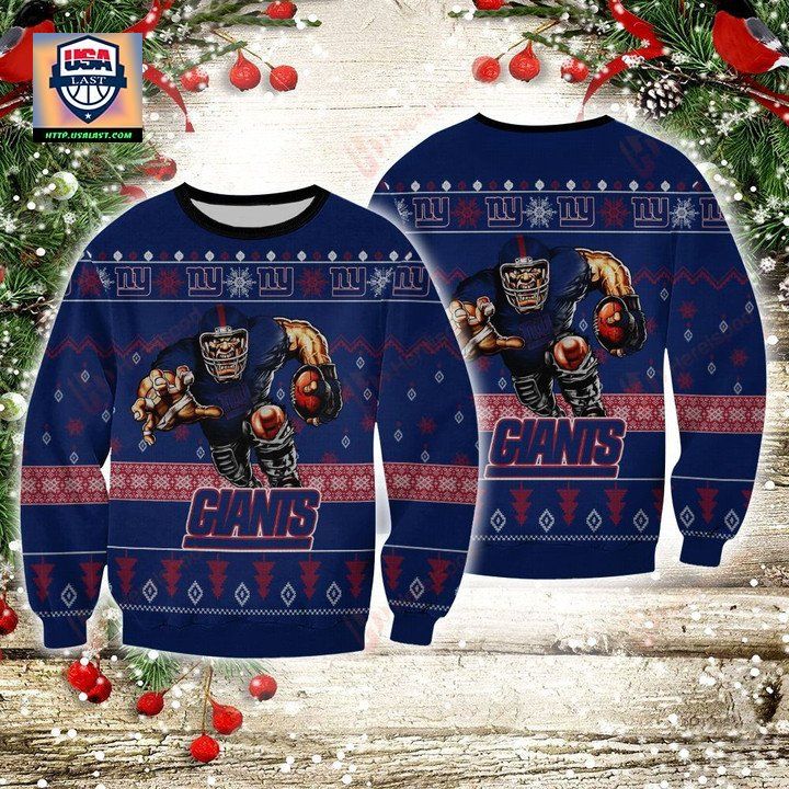 Nfl New York Giants Player Rushing Sweater And Ugly Sweater
