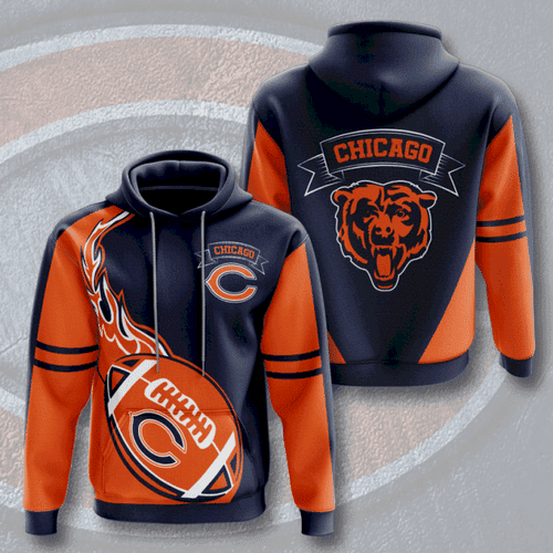 NFL NFL Chicago Bears 3D All Over Print Hoodie & Zip Hoodie