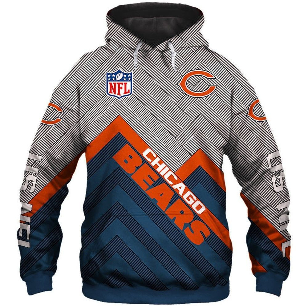 NFL NFL Chicago Bears 3D All Over Print Hoodie & Zip Hoodie