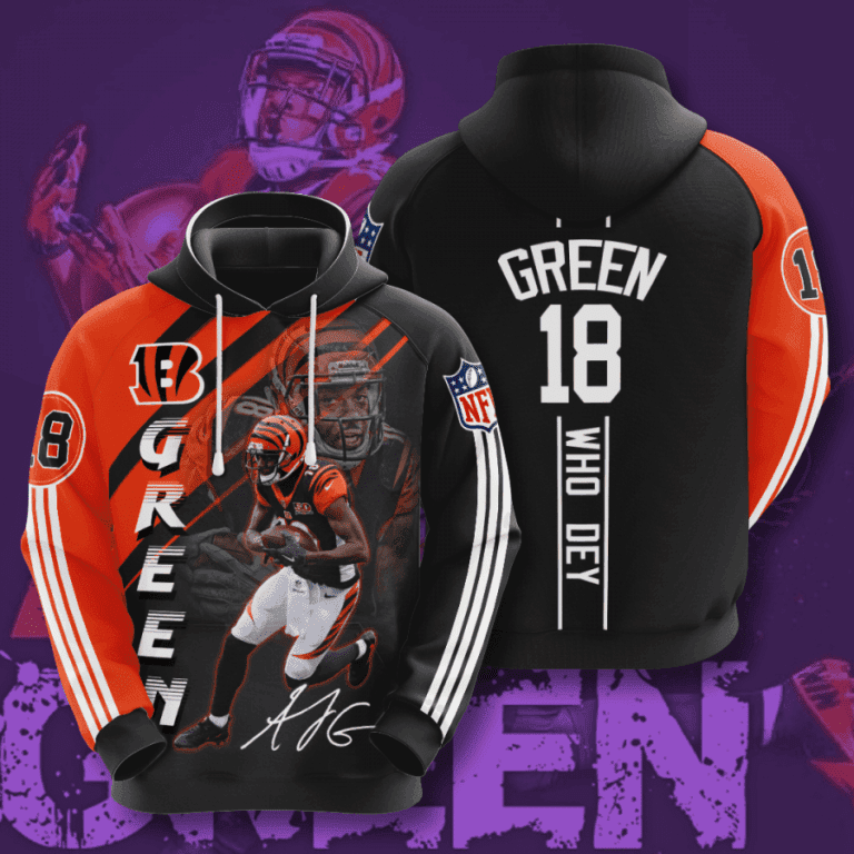 NFL NFL Cincinnati Bengals 3D All Over Print Hoodie & Zip Hoodie