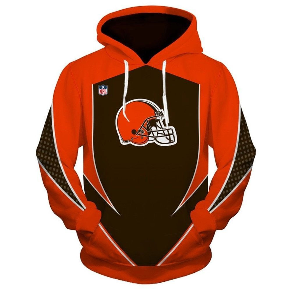 NFL NFL Cleveland Browns 3D All Over Print Hoodie & Zip Hoodie