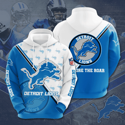 NFL NFL Detroit Lions 3D All Over Print Hoodie & Zip Hoodie