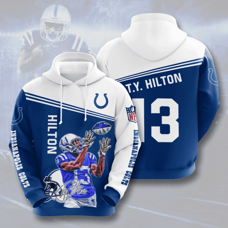 NFL NFL Indianapolis Colts 3D All Over Print Hoodie & Zip Hoodie