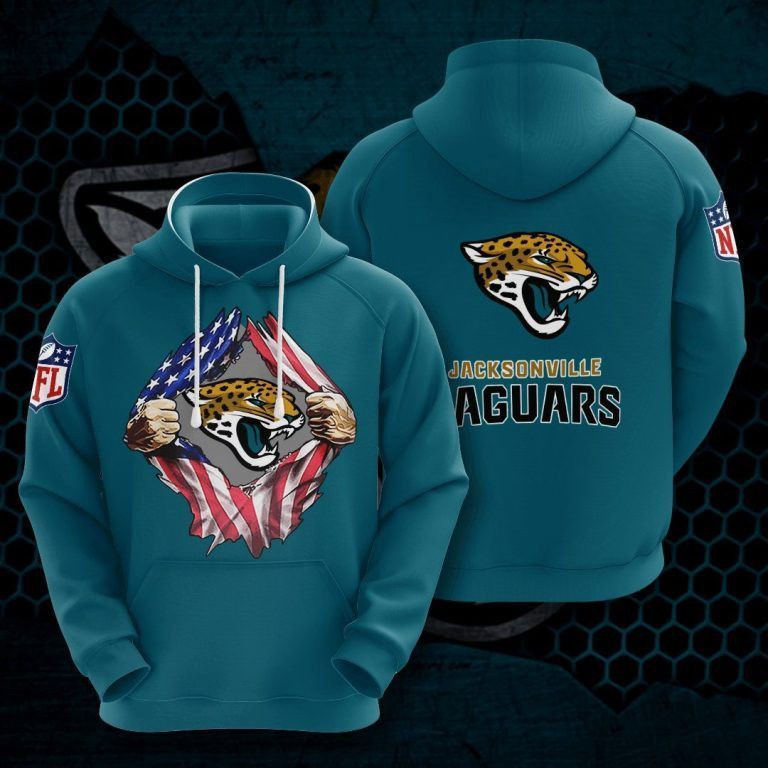 NFL NFL Jacksonville Jaguars 3D All Over Print Hoodie & Zip Hoodie