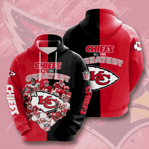 NFL NFL Kansas City Chiefs 3D All Over Print Hoodie & Zip Hoodie