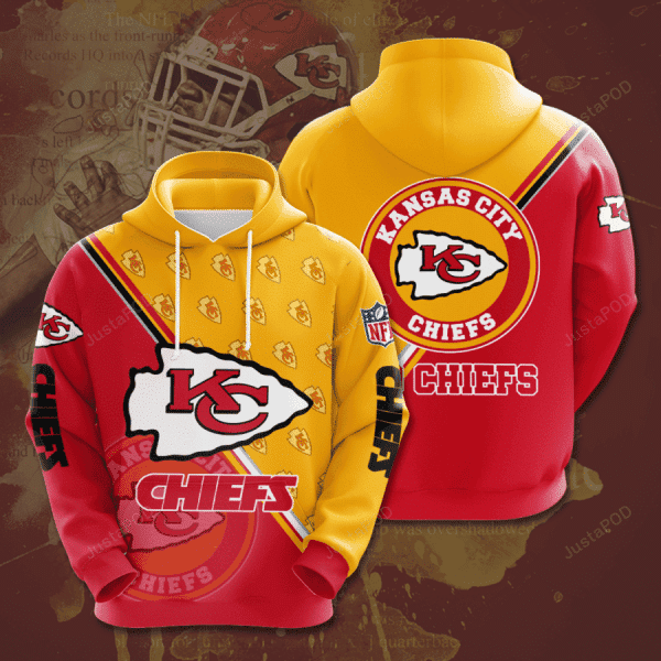 NFL NFL Kansas City Chiefs 3D All Over Print Hoodie & Zip Hoodie