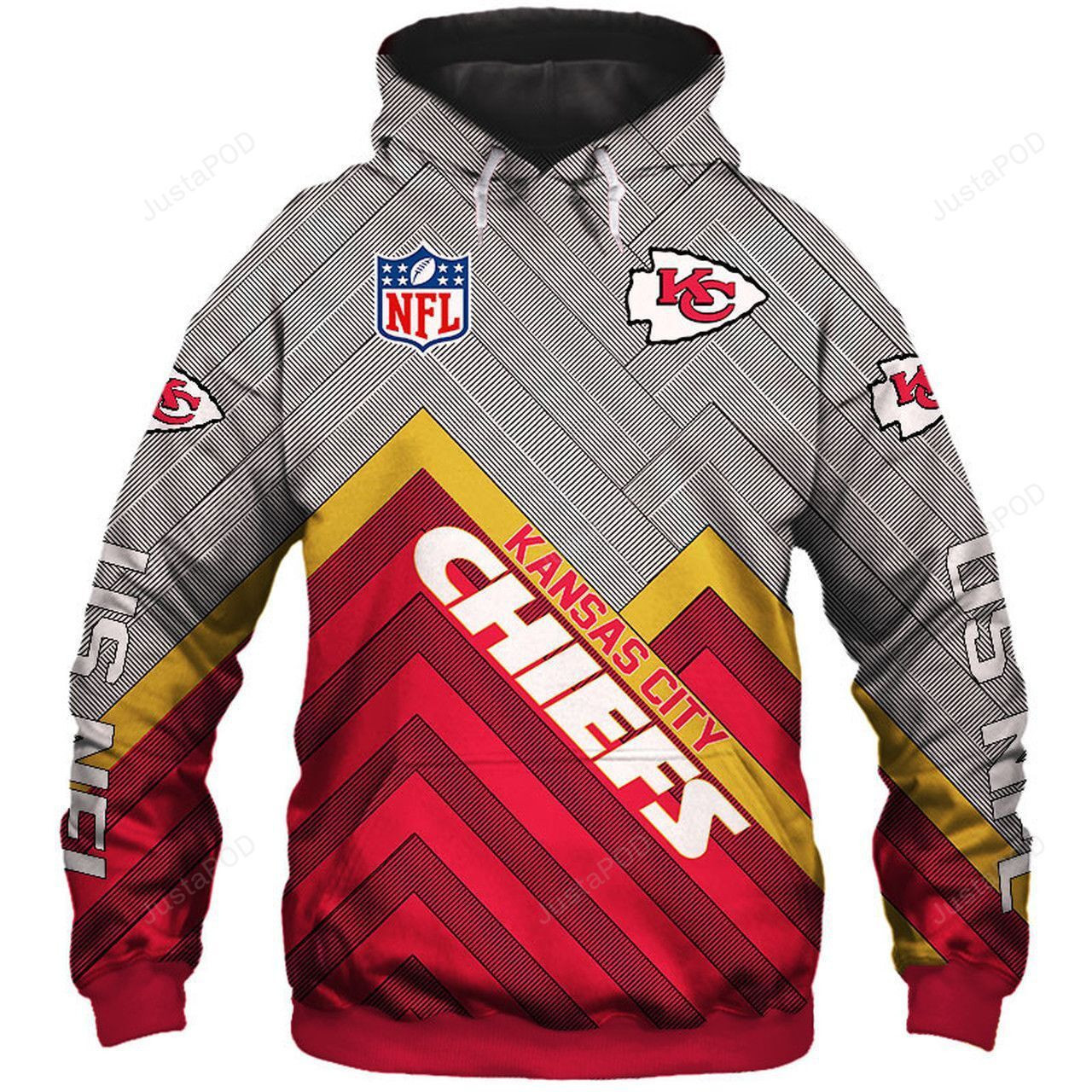 NFL NFL Kansas City Chiefs 3D All Over Print Hoodie & Zip Hoodie