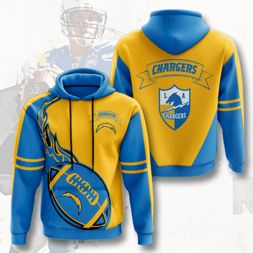 NFL NFL Los Angeles Chargers 3D All Over Print Hoodie & Zip Hoodie