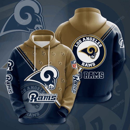 NFL NFL Los Angeles Rams 3D All Over Print Hoodie & Zip Hoodie