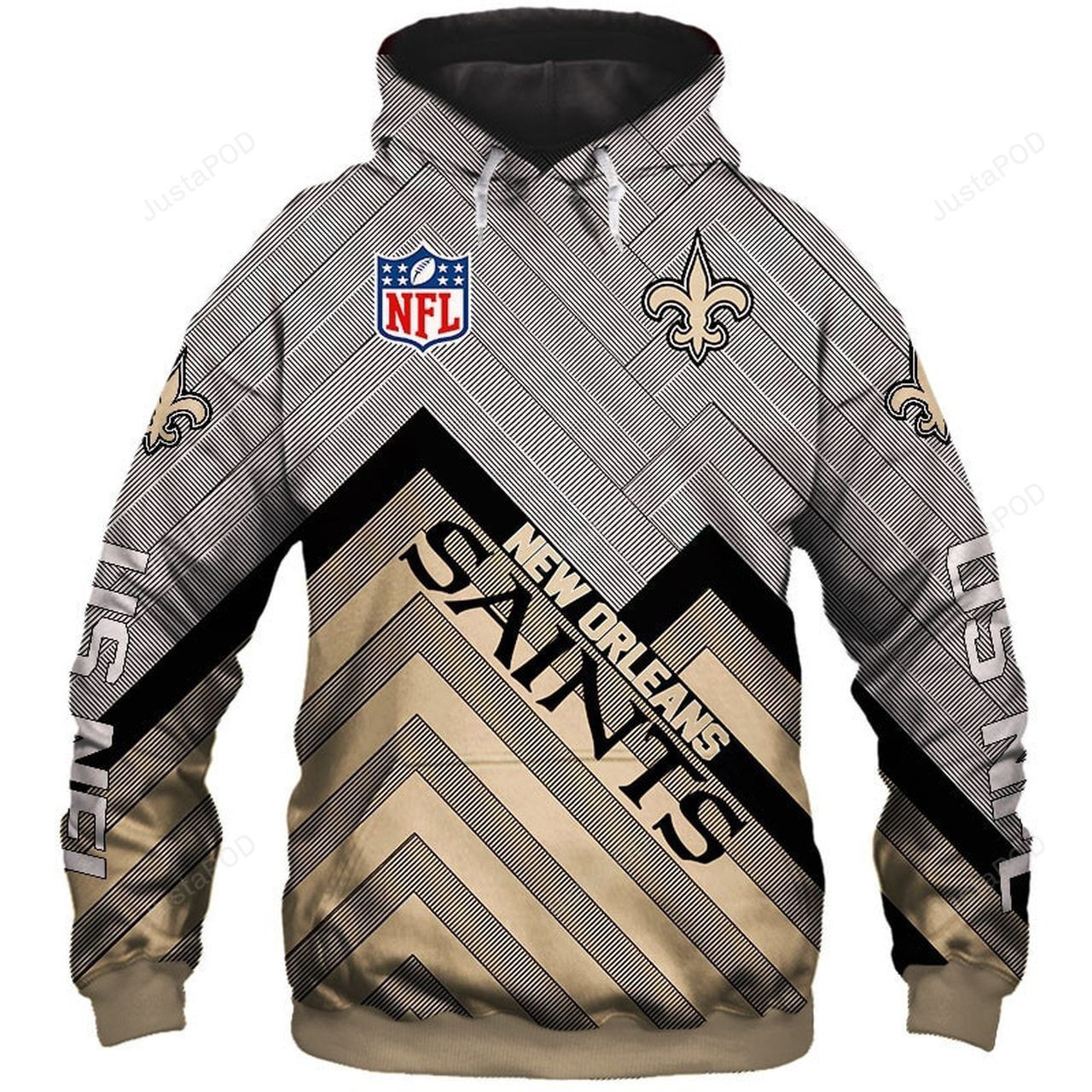 NFL NFL New Orleans Saints 3D All Over Print Hoodie & Zip Hoodie
