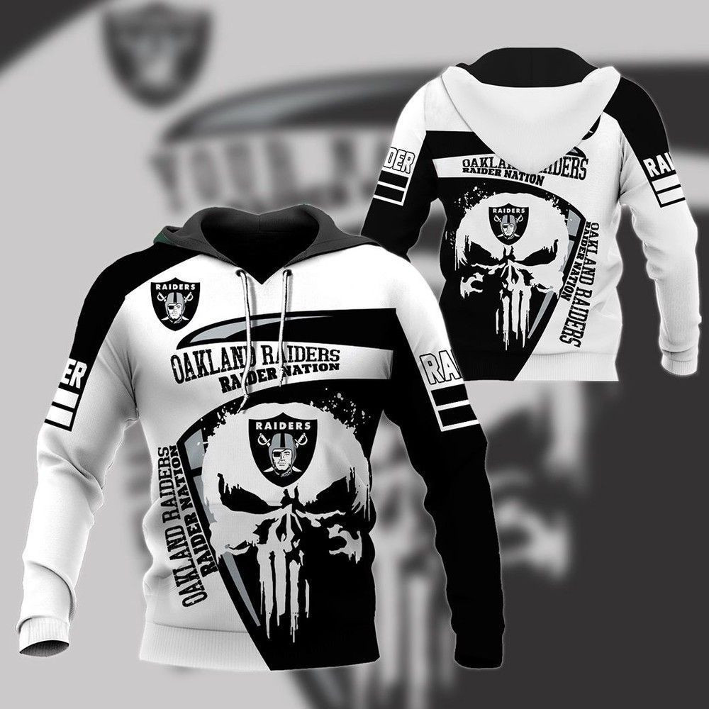 NFL Nfl Oakland Raiders Nation 3D All Over Print Hoodie & Zip Hoodie