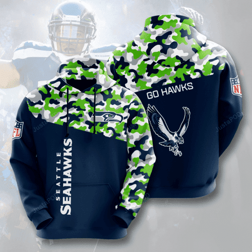 NFL NFL Seattle Seahawks 3D All Over Print Hoodie & Zip Hoodie