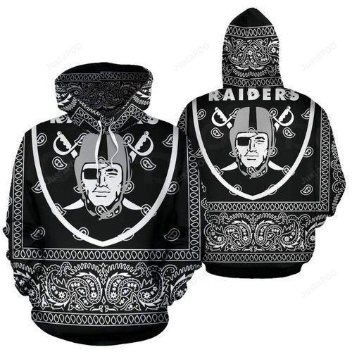 NFL Oakland Raiders Nfl Football 3D All Over Print Hoodie & Zip Hoodie