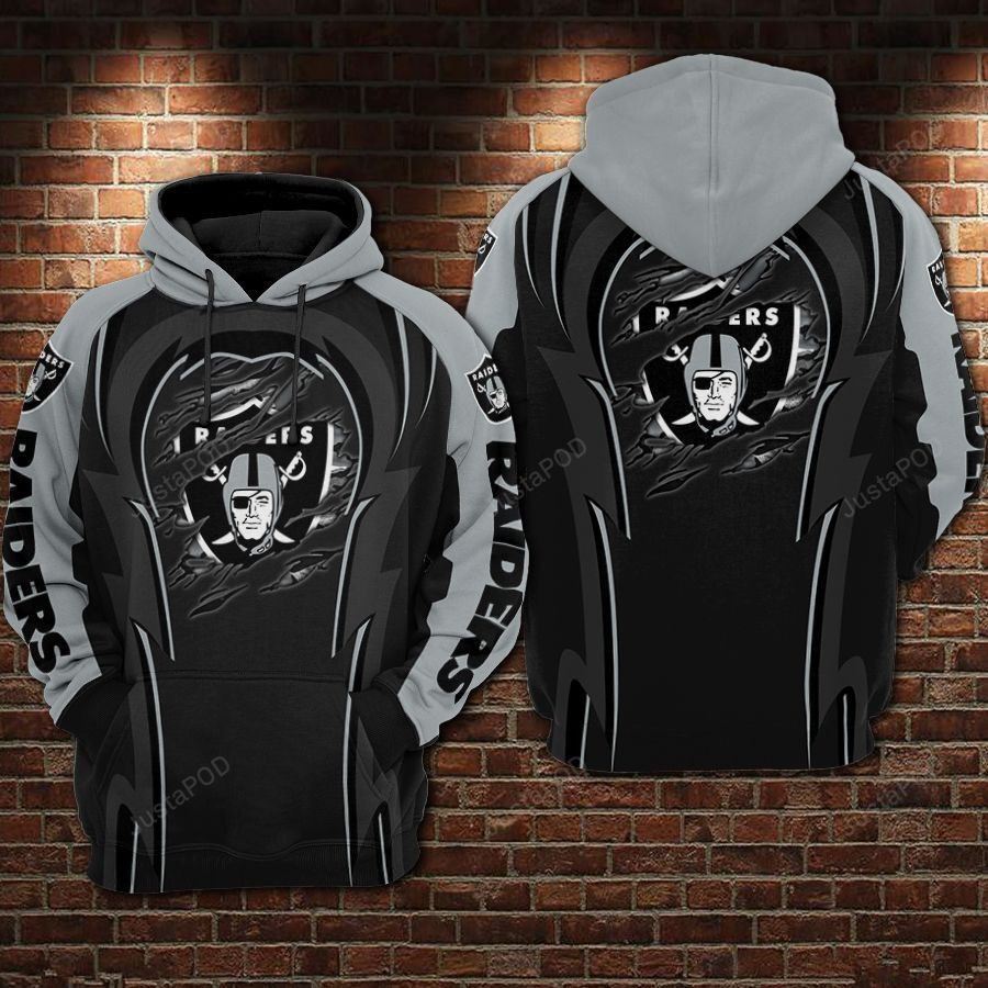 NFL Oakland Raiders Nfl Football 3D All Over Print Hoodie & Zip Hoodie