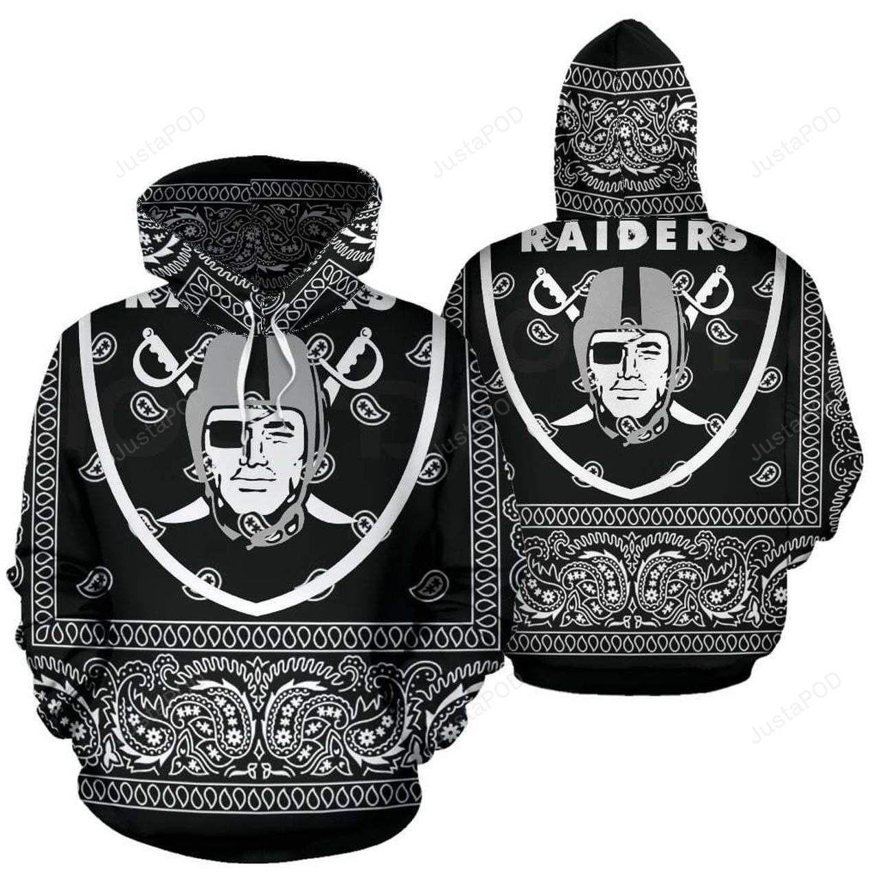 NFL Oakland Raiders Nfl Football 3D All Over Print Hoodie & Zip Hoodie