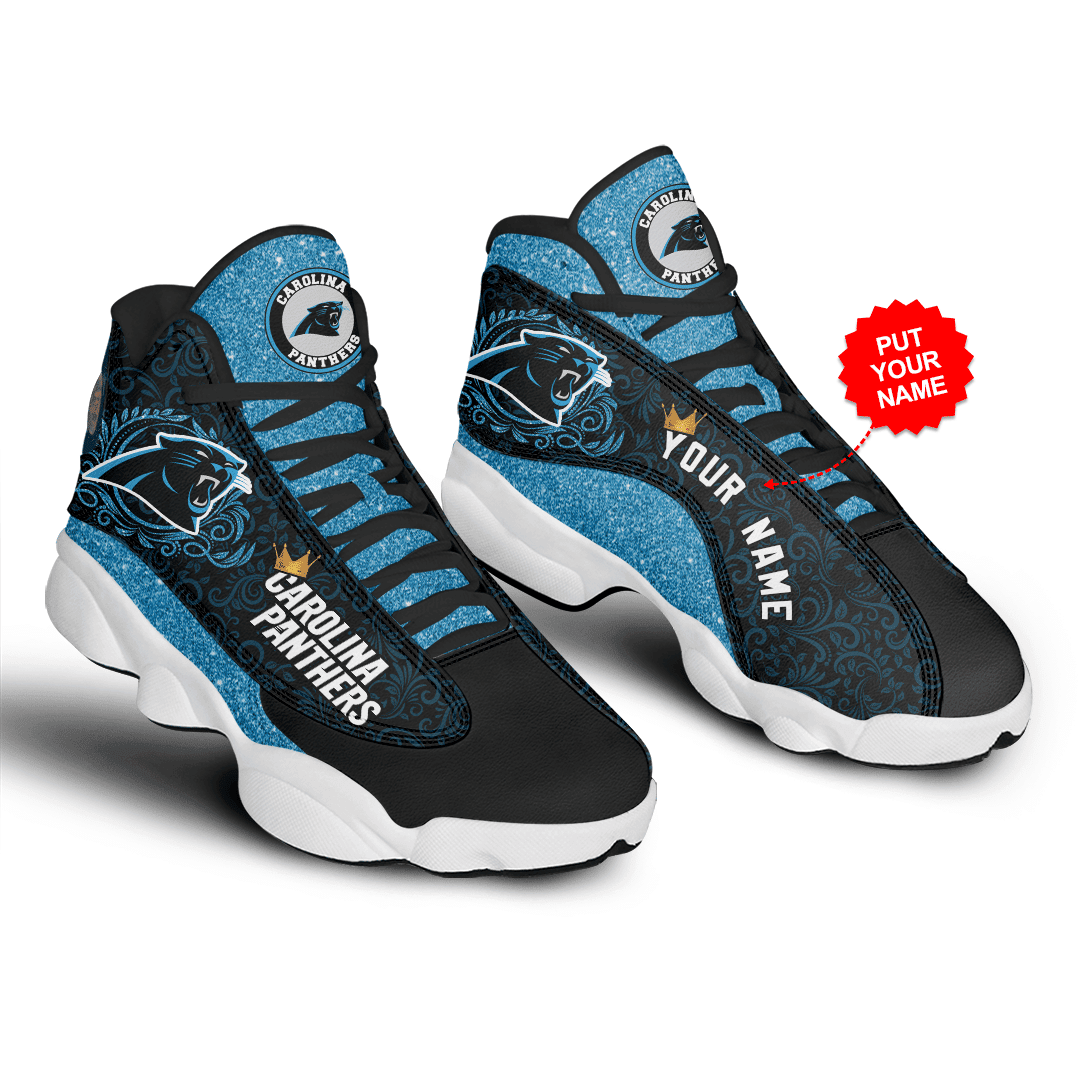 NFL Personalized Carolina Panthers Nfl Football Jd13 Sneaker Shoes