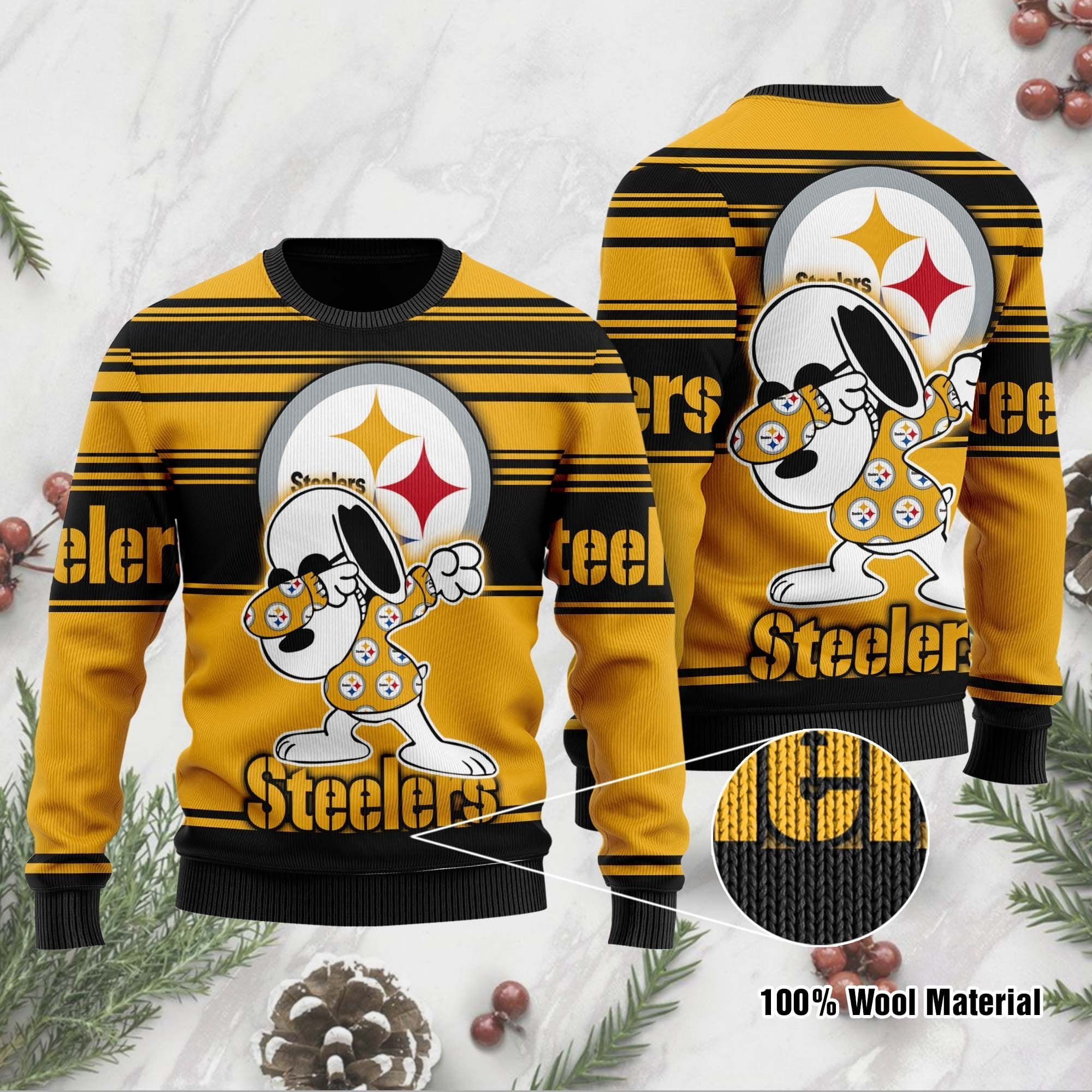 NFL Pittsburgh Steelers D Full Printed Sweater Shirt For Football Fan Nfl Jersey Ugly Christmas Sweater