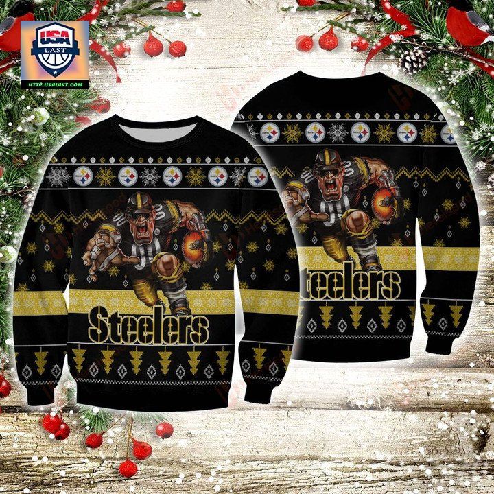 Nfl Pittsburgh Steelers Player Rushing Sweater And Ugly Sweater