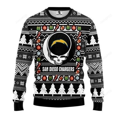 Nfl San Diego Chargers Ugly Christmas Sweater, Perfect Holiday Gift