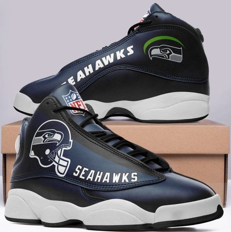 NFL Seattle Seahawks Nfl Football Helmet Football Team Jd13 Sneaker Shoes