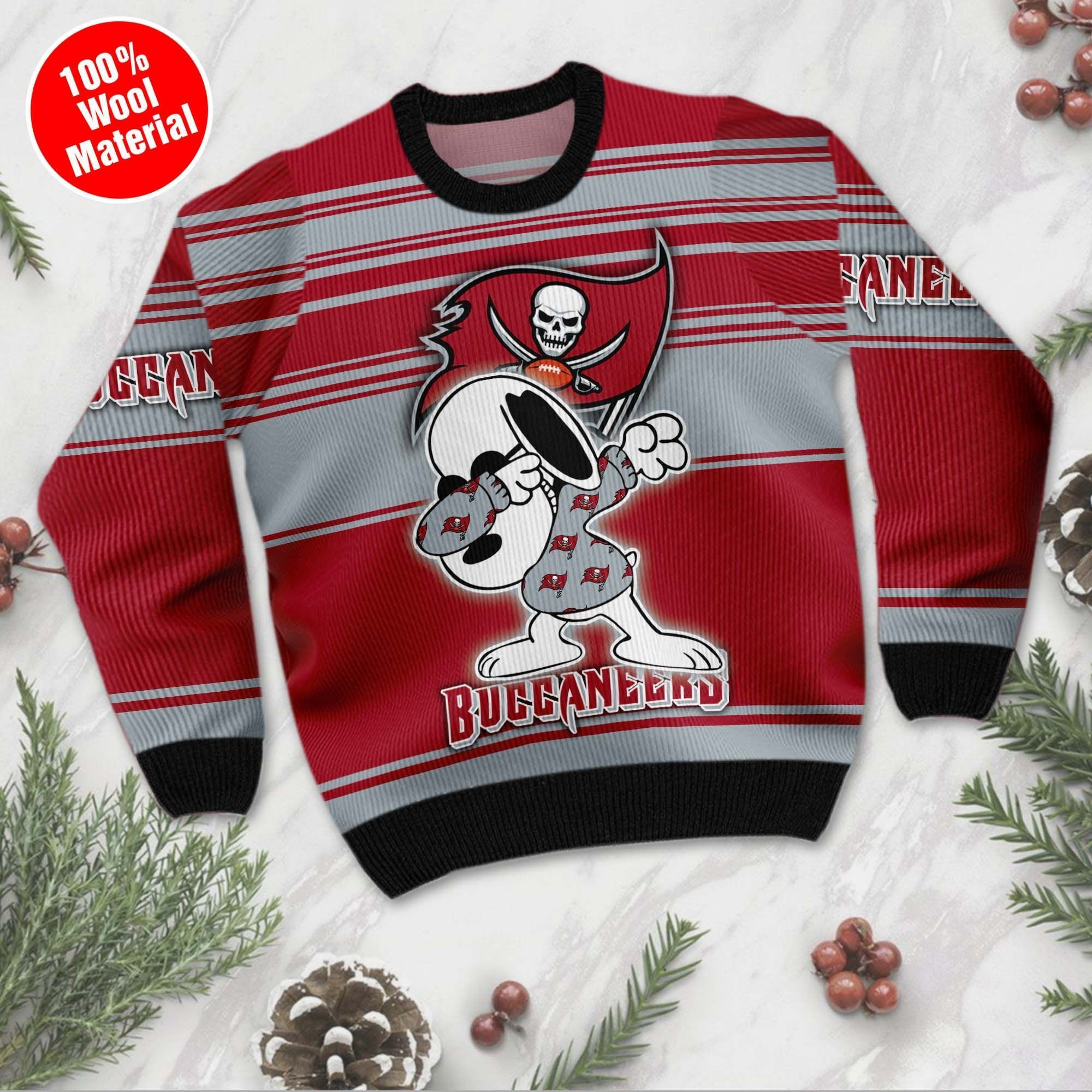 NFL Tampa Bay Buccaneers D Full Printed Sweater Shirt For Football Fan Nfl Jersey Ugly Christmas Sweater, Perfect Holiday Gift