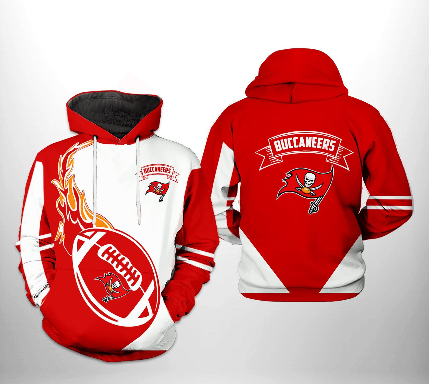 NFL Tampa Bay Buccaneers NFL Classic 3D All Over Print Hoodie & Zip Hoodie